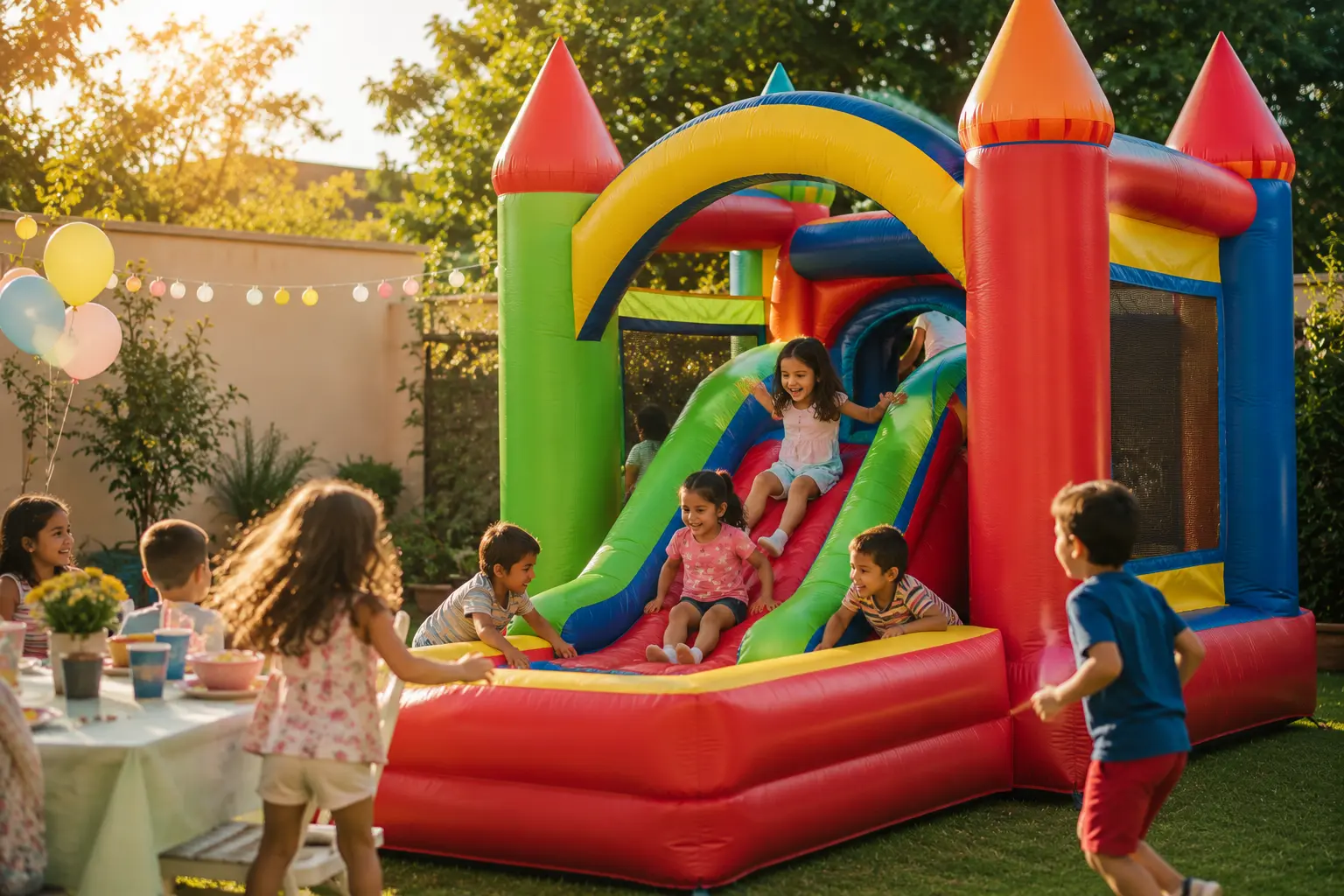 Juegos inflables y mobiliario infantil